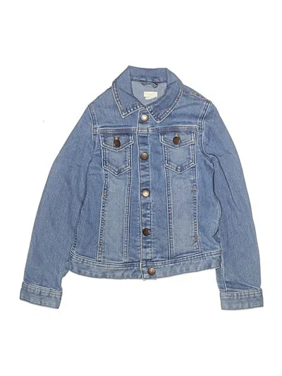Pre-owned Crewcuts Outlet Kids' Denim Jacket In Blue