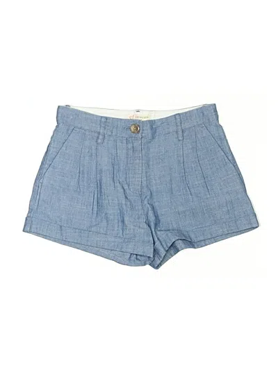 Pre-owned Crewcuts Outlet Kids' Denim Shorts In Blue