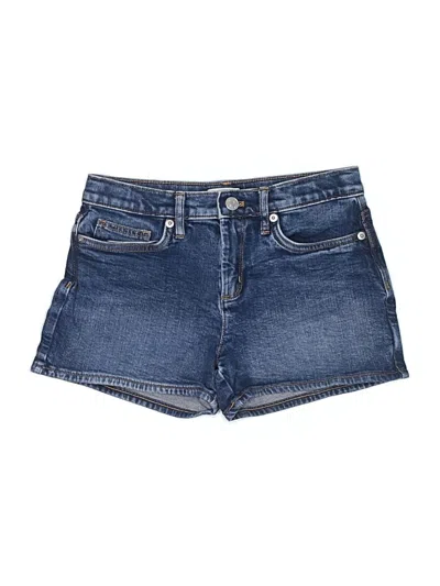 Pre-owned Crewcuts Outlet Kids' Denim Shorts In Blue