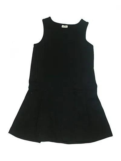 Pre-owned Crewcuts Outlet Kids' Dress In Black