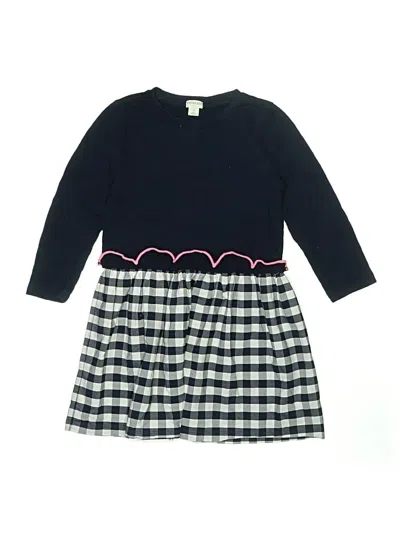 Pre-owned Crewcuts Outlet Kids' Dress In Black