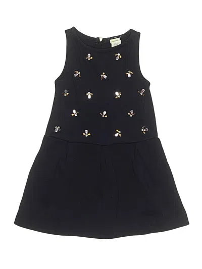 Pre-owned Crewcuts Outlet Kids' Dress In Black
