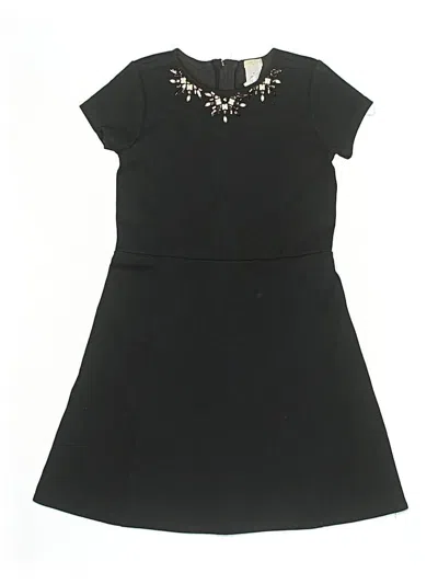 Pre-owned Crewcuts Outlet Kids' Dress In Black