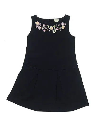 Pre-owned Crewcuts Outlet Kids' Dress In Black