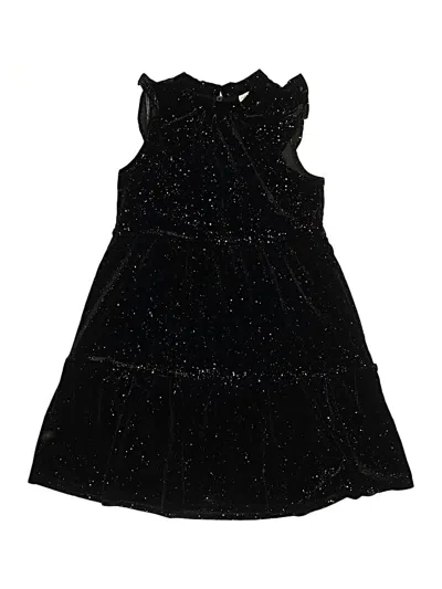 Pre-owned Crewcuts Outlet Kids' Dress In Black