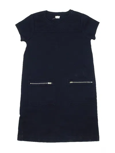 Pre-owned Crewcuts Outlet Kids' Dress In Blue