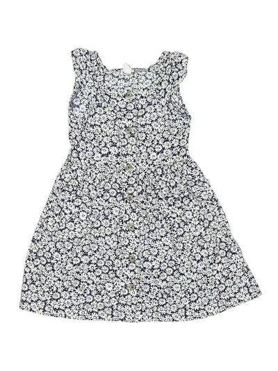 Pre-owned Crewcuts Outlet Kids' Dress In Blue