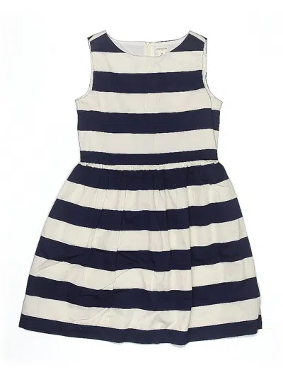 Pre-owned Crewcuts Outlet Kids' Dress In Blue