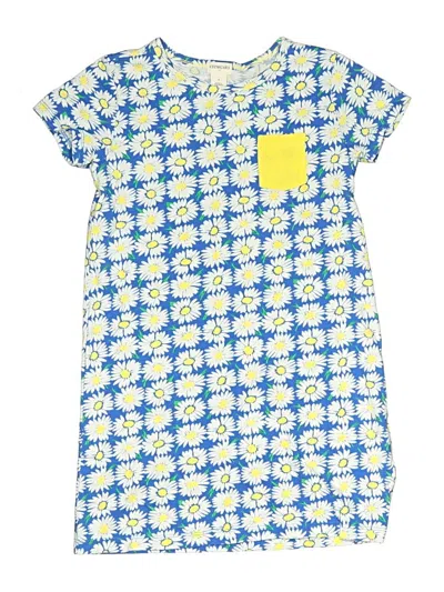 Pre-owned Crewcuts Outlet Kids' Dress In Blue