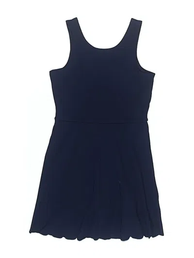 Pre-owned Crewcuts Outlet Kids' Dress In Blue
