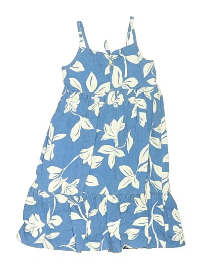 Pre-owned Crewcuts Outlet Kids' Dress In Blue