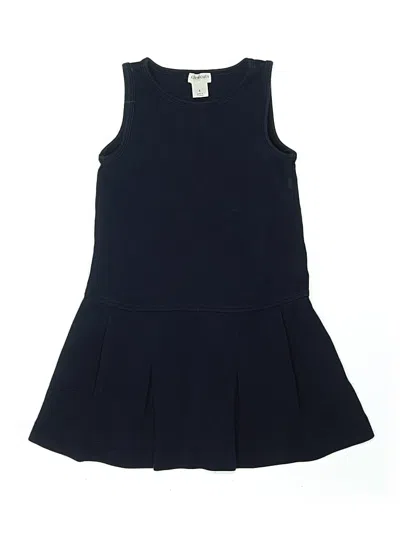 Pre-owned Crewcuts Outlet Kids' Dress In Blue