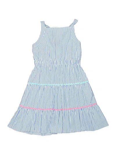 Pre-owned Crewcuts Outlet Kids' Dress In Blue