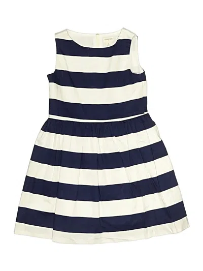 Pre-owned Crewcuts Outlet Kids' Dress In Blue