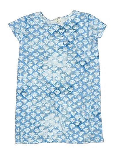 Pre-owned Crewcuts Outlet Kids' Dress In Blue
