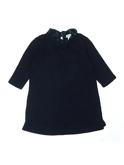 Pre-owned Crewcuts Outlet Kids' Dress In Blue