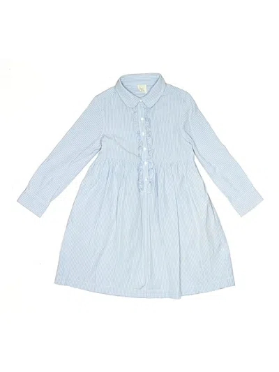 Pre-owned Crewcuts Outlet Kids' Dress In Blue