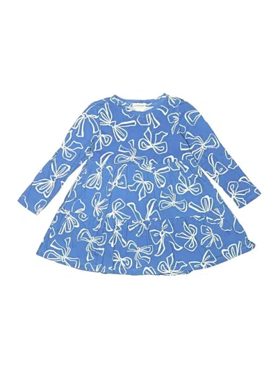 Pre-owned Crewcuts Outlet Kids' Dress In Blue