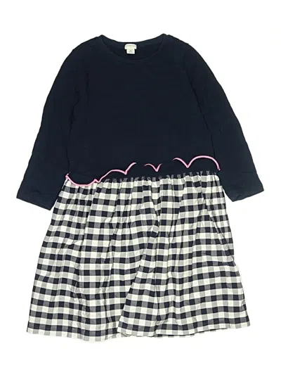 Pre-owned Crewcuts Outlet Kids' Dress In Blue
