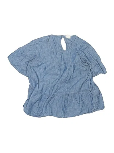 Pre-owned Crewcuts Outlet Kids' Dress In Blue