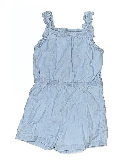 Pre-owned Crewcuts Outlet Kids' Dress In Blue
