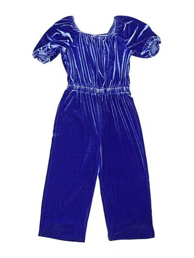Pre-owned Crewcuts Outlet Kids' Dress In Blue