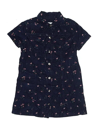 Pre-owned Crewcuts Outlet Kids' Dress In Blue