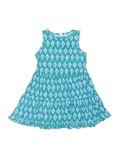 Pre-owned Crewcuts Outlet Kids' Dress In Blue