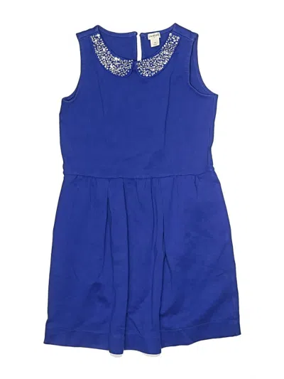 Pre-owned Crewcuts Outlet Kids' Dress In Blue