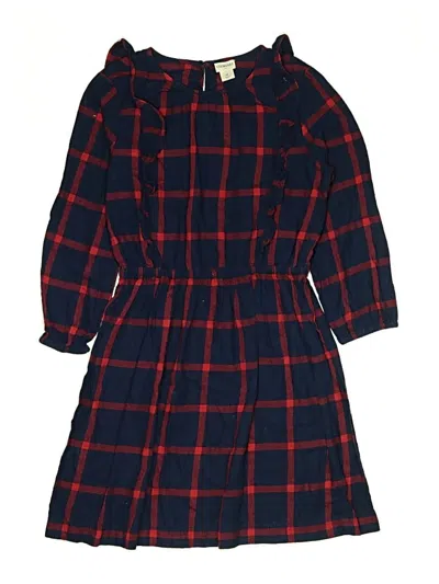 Pre-owned Crewcuts Outlet Kids' Dress In Blue