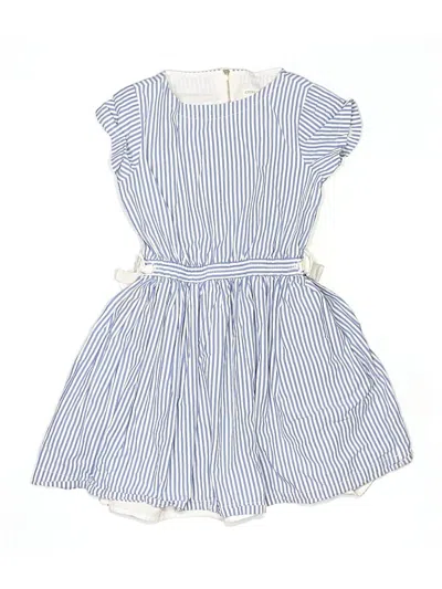 Pre-owned Crewcuts Outlet Kids' Dress In Blue