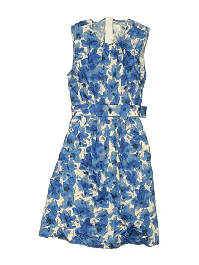 Pre-owned Crewcuts Outlet Kids' Dress In Blue