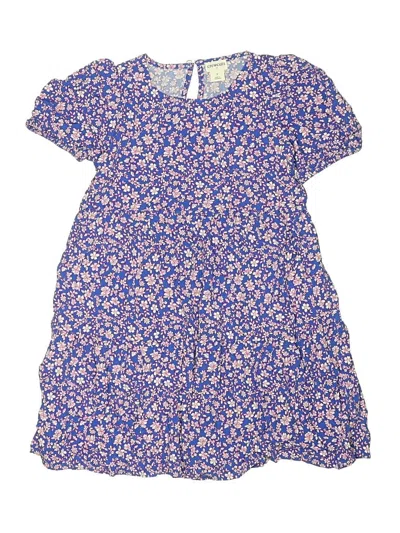Pre-owned Crewcuts Outlet Kids' Dress In Blue