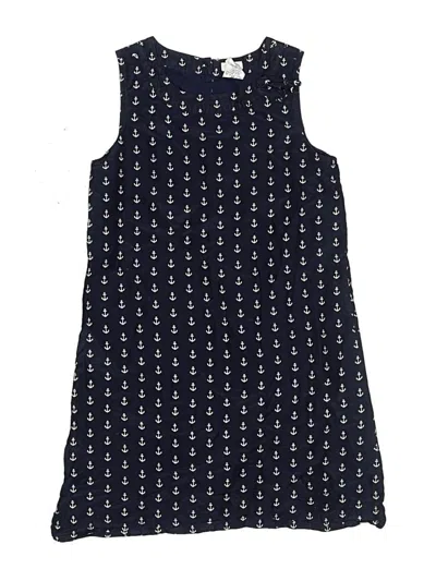 Pre-owned Crewcuts Outlet Kids' Dress In Blue
