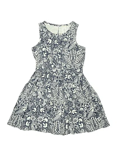Pre-owned Crewcuts Outlet Kids' Dress In Blue