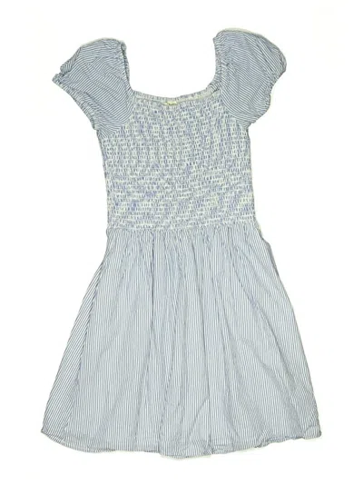 Pre-owned Crewcuts Outlet Kids' Dress In Blue