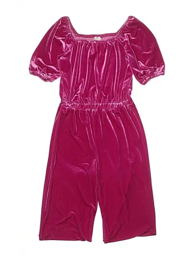 Pre-owned Crewcuts Outlet Kids' Dress In Burgundy