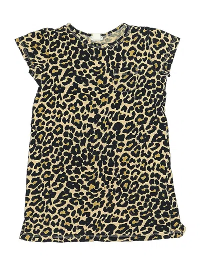 Pre-owned Crewcuts Outlet Kids' Dress In Gold