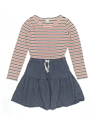 Pre-owned Crewcuts Outlet Kids' Dress In Gray