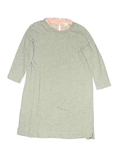 Pre-owned Crewcuts Outlet Kids' Dress In Gray