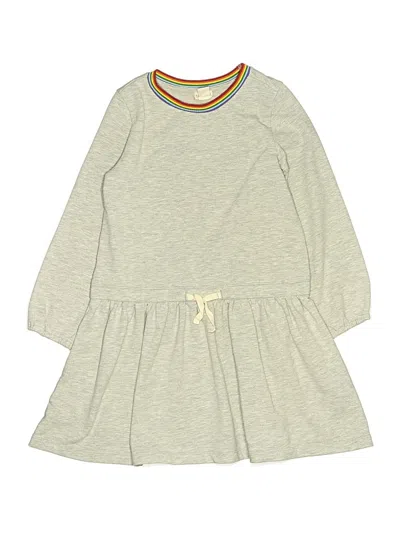 Pre-owned Crewcuts Outlet Kids' Dress In Gray