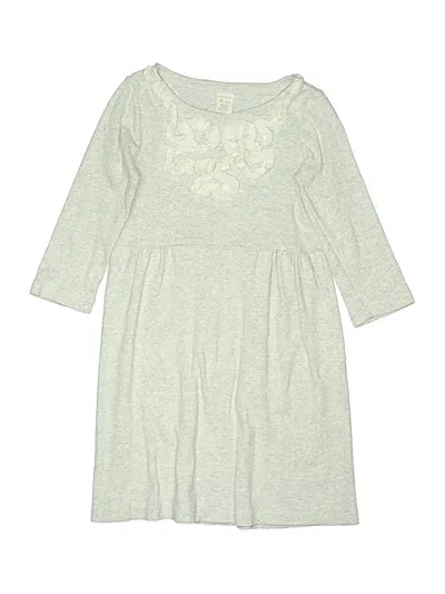 Pre-owned Crewcuts Outlet Kids' Dress In Gray