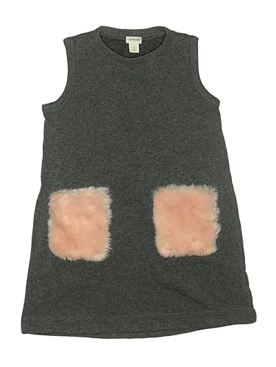Pre-owned Crewcuts Outlet Kids' Dress In Gray