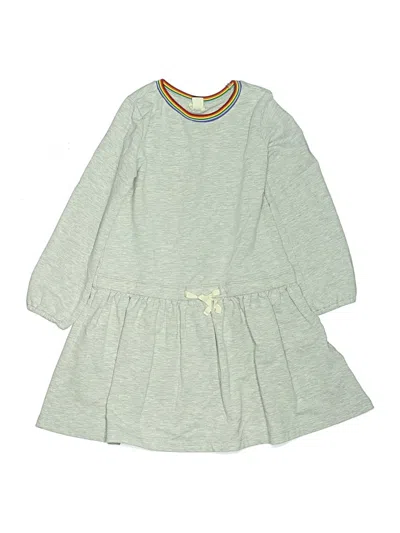Pre-owned Crewcuts Outlet Kids' Dress In Gray