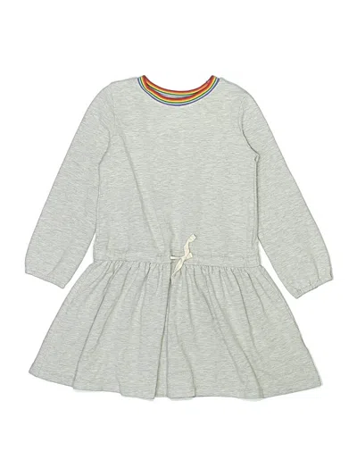 Pre-owned Crewcuts Outlet Kids' Dress In Gray