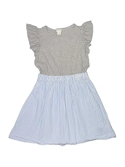 Pre-owned Crewcuts Outlet Kids' Dress In Gray
