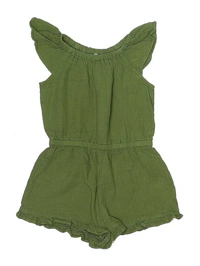 Pre-owned Crewcuts Outlet Kids' Dress In Green