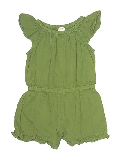 Pre-owned Crewcuts Outlet Kids' Dress In Green