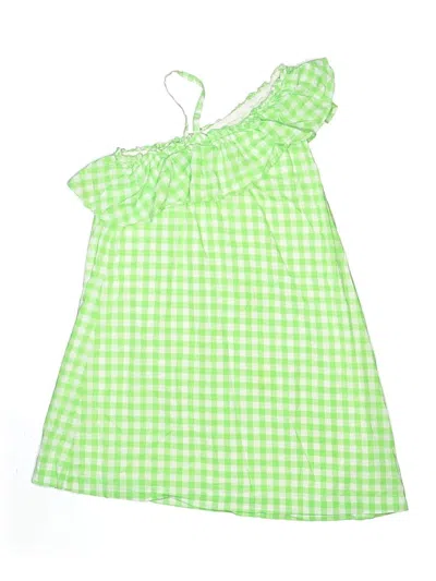 Pre-owned Crewcuts Outlet Kids' Dress In Green