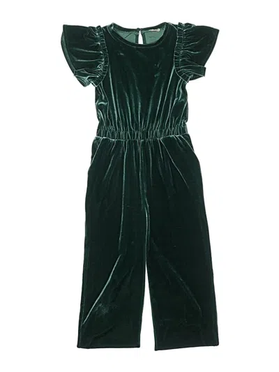 Pre-owned Crewcuts Outlet Kids' Dress In Green